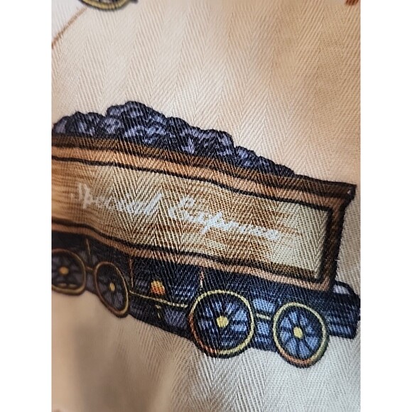 DAVID CAREY Shirt Mens Large California‎ Train Railway Sunset Limited Special - Picture 5 of 13